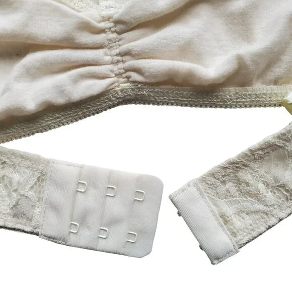 NWT VOLCOM Strappy Lace Bralette Stone Row Collection Stoned Rose (Off White) M - Picture 12 of 16